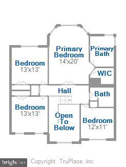 6509 Apple Blossom Ride Columbia, MD 21044 - Photo 78 of 78 FLOOR PLAN - UPPER LEVEL