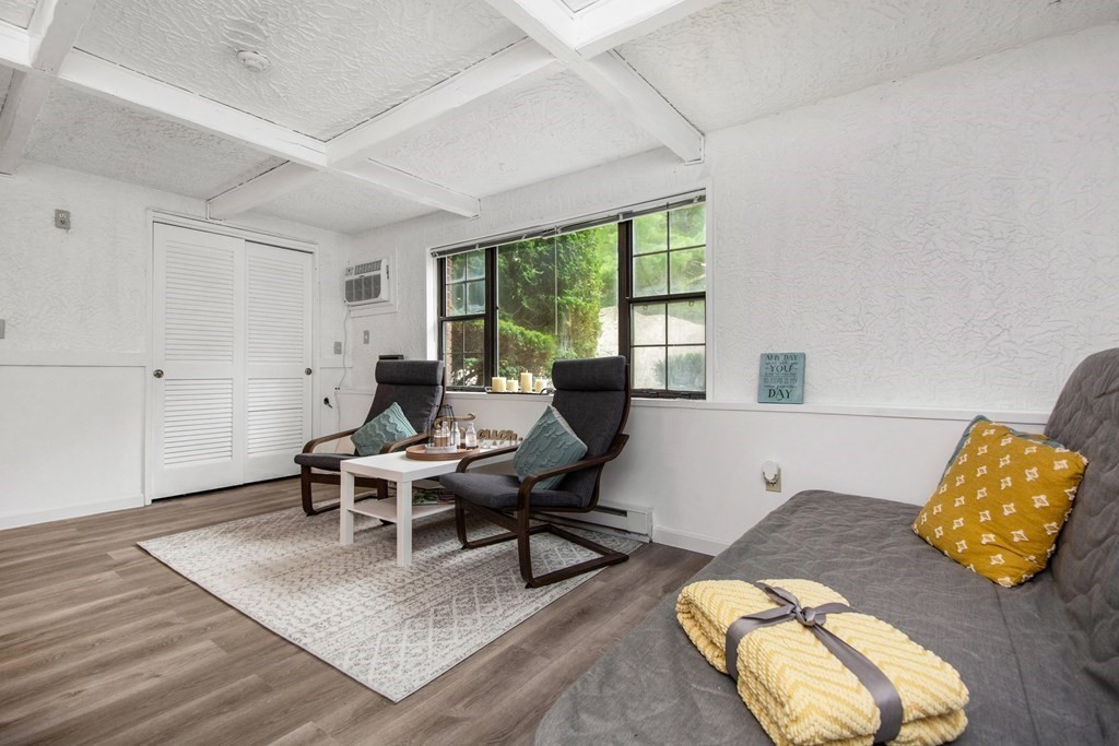 41 Spencer Road, Unit G16 Boxborough, MA 01719 - Photo 5 of 17 a living room with furniture rug and a table
