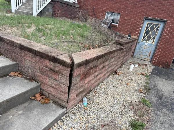 a view of outdoor space and yard from deck