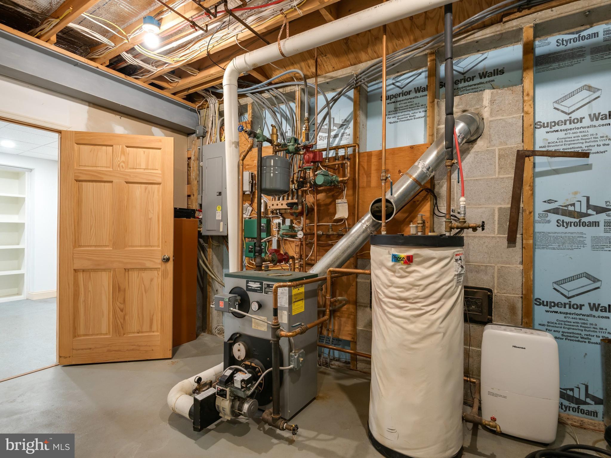 533 Mt Pleasant Road Pottstown, PA 19465 - Photo 41 of 109 oil fired boiler, radiant floor plumbing