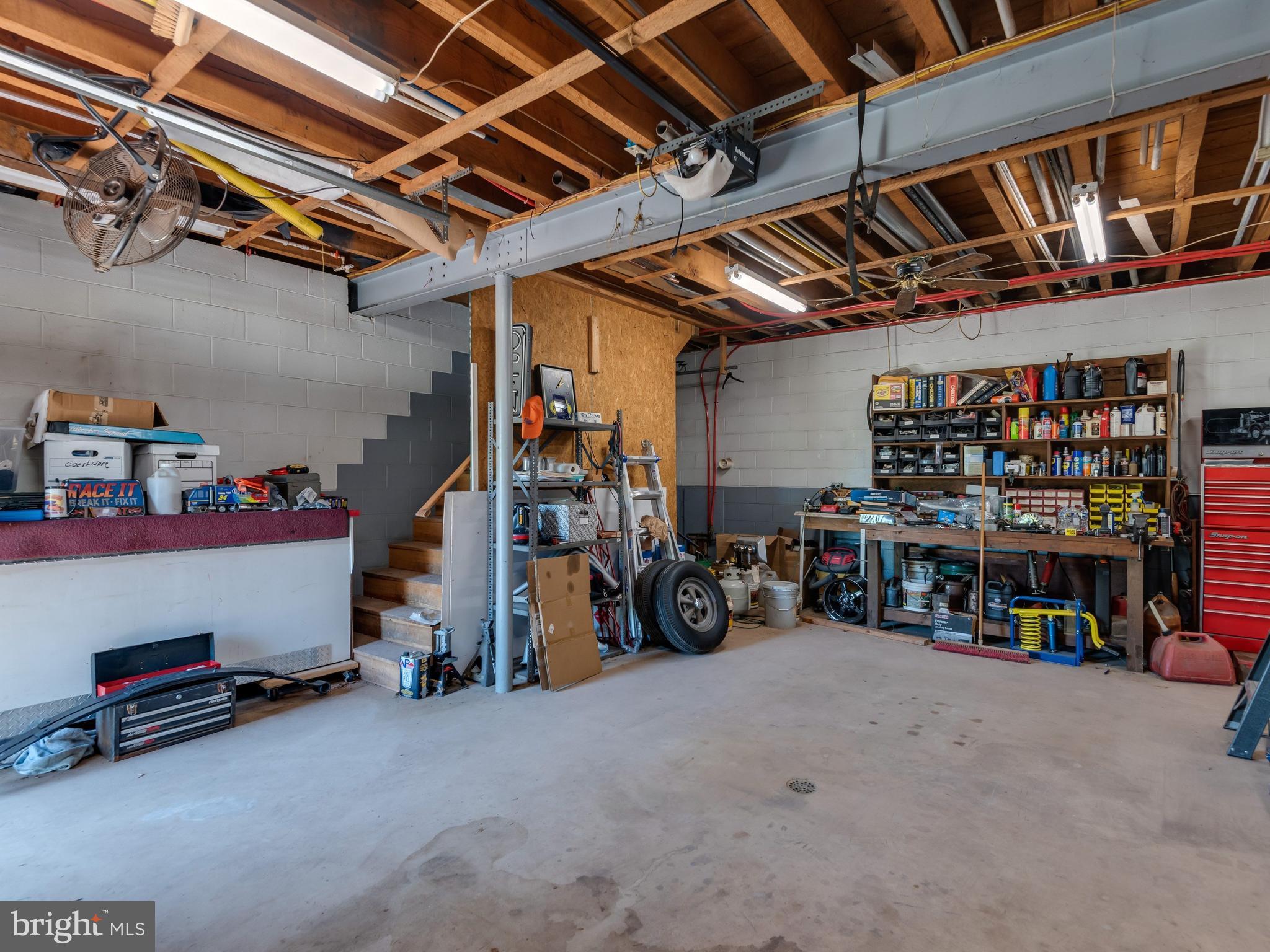 533 Mt Pleasant Road Pottstown, PA 19465 - Photo 82 of 109 Garage, stairs to upper level