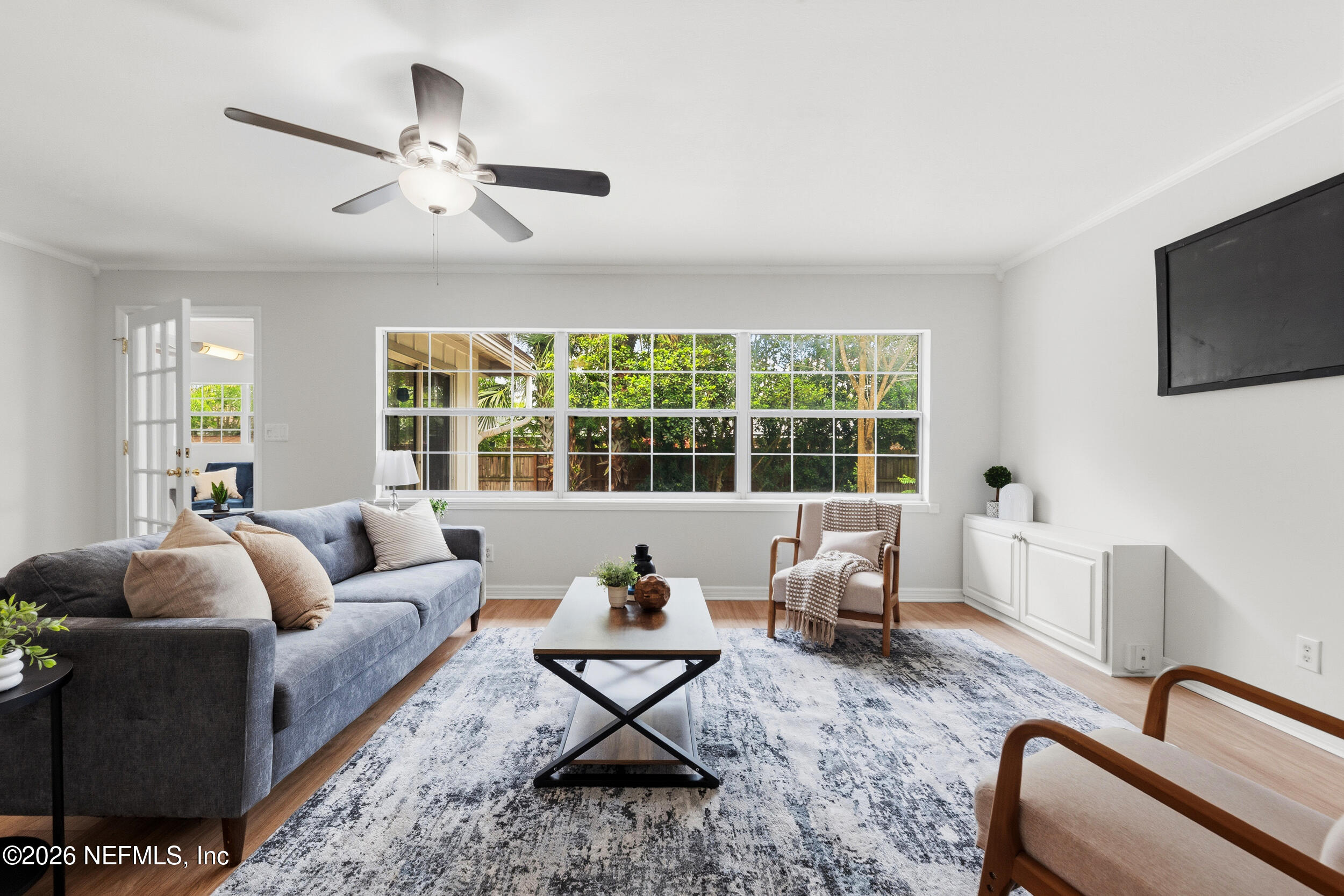 4202 San Clerc Road Jacksonville, FL 32217 - Photo 13 of 35 Relaxing Living Area with Backyard Views