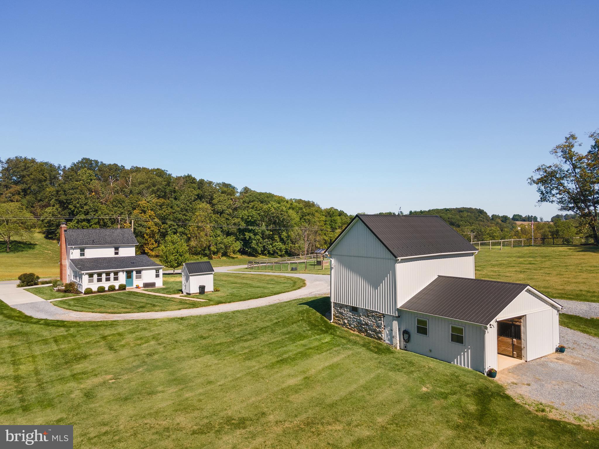 16357 Trenton Road Upperco, MD 21155 - Photo 4 of 68 a aerial view of a house with a yard
