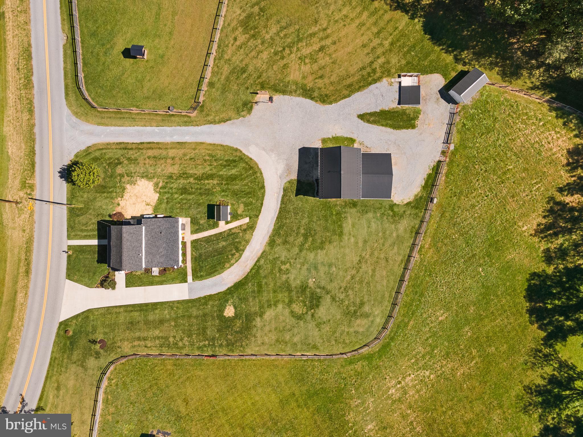 16357 Trenton Road Upperco, MD 21155 - Photo 57 of 68 aerial view of a swimming pool