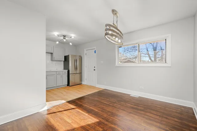 a view of livingroom with furniture and wooden floor