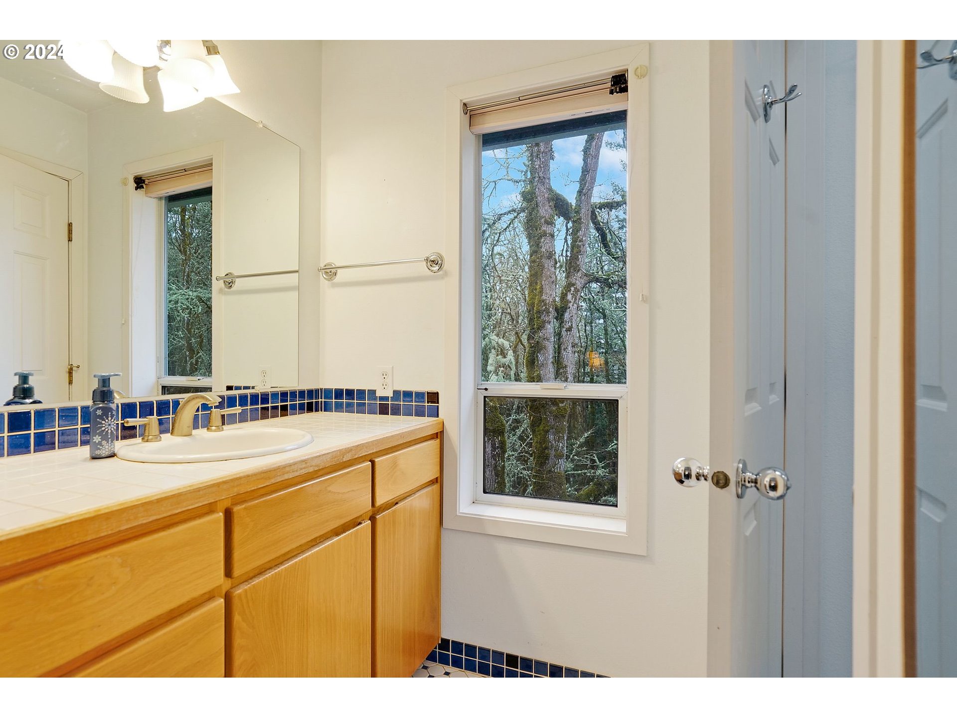 2080 Cherry Knoll Road Dallas, OR 97338 - Photo 21 of 48 a bathroom with a sink and a mirror