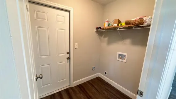 a view of a closet