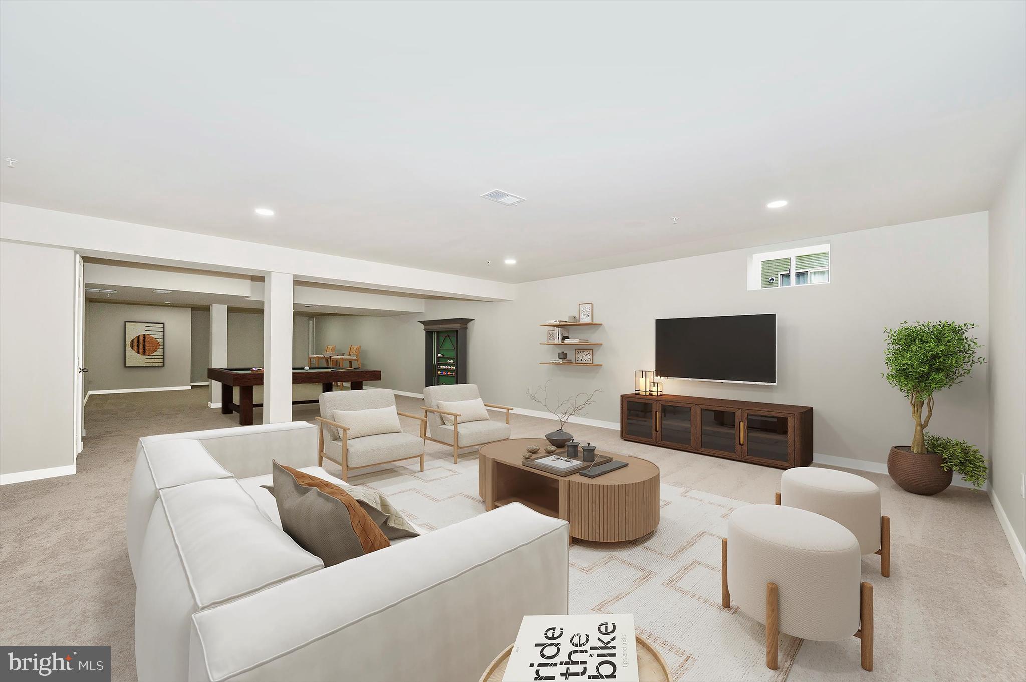 1428 Ricketts Road Frederick, MD 21702 - Photo 33 of 63 LL Rec Room (Virtually Staged)