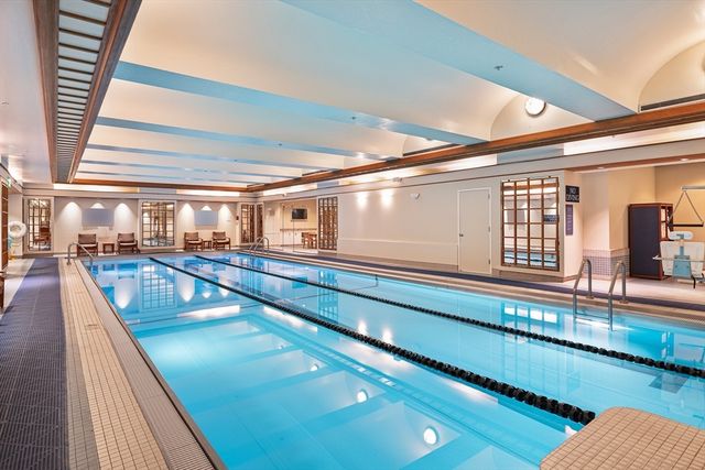 a view of a building and a street