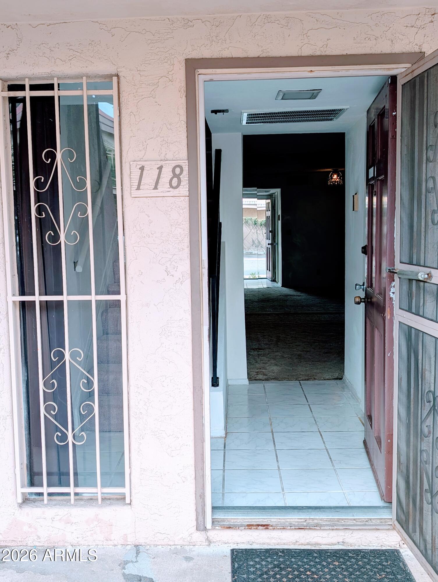 Screen door and front door