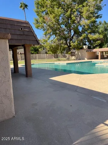 a house view with a outdoor space