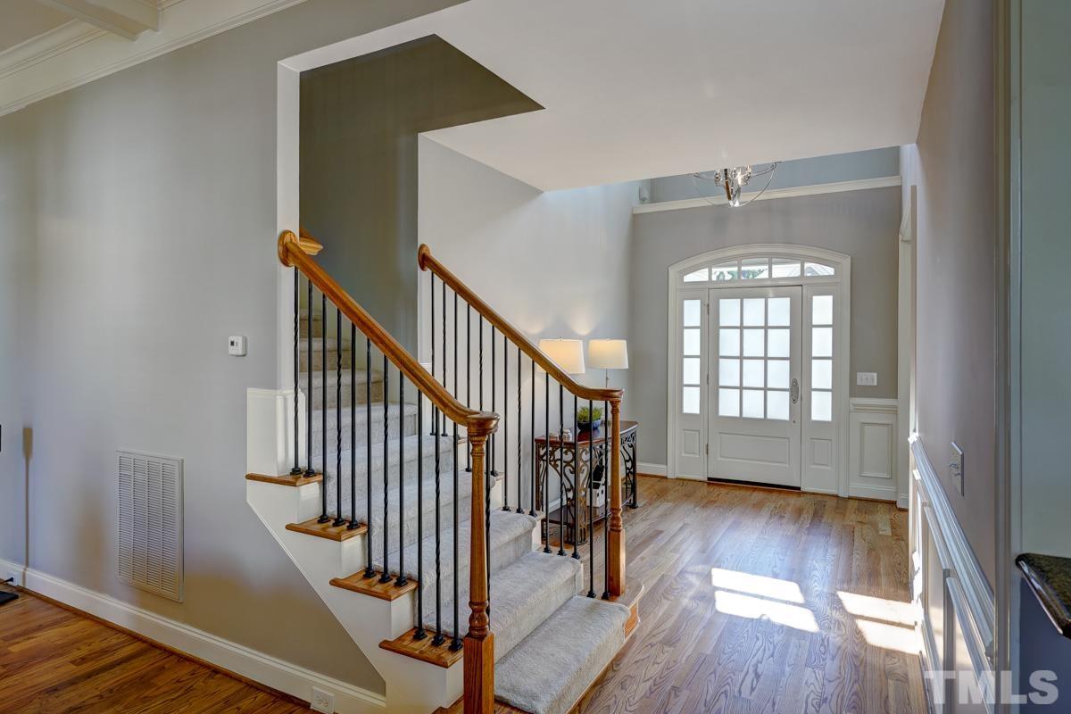 2724 Peachleaf Street Raleigh, NC 27614 - Photo 3 of 45 a view of entryway with wooden floor