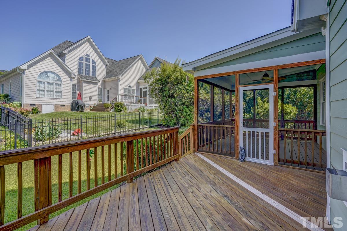 2724 Peachleaf Street Raleigh, NC 27614 - Photo 41 of 45 a view of a house with wooden deck