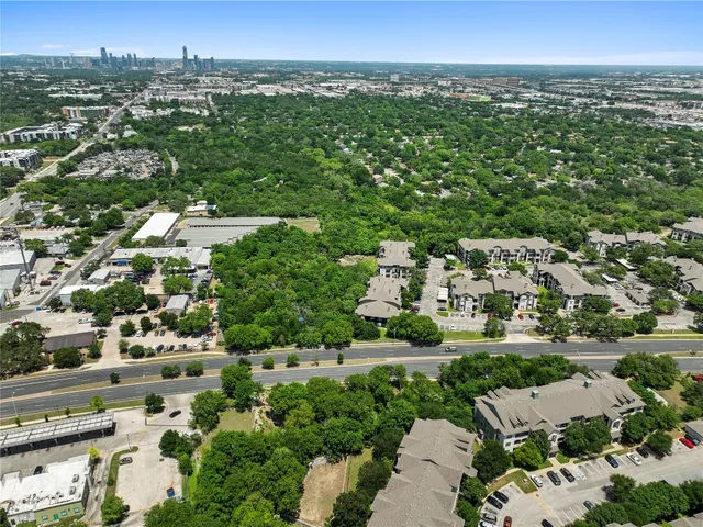 a view of city from balcony