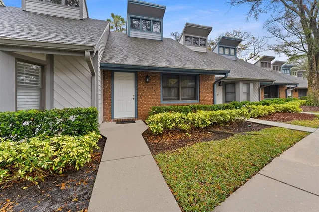front view of house with a yard