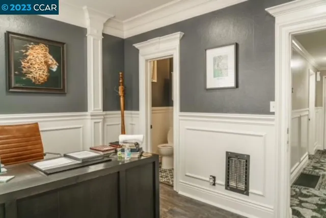 an aerial view of a city with lots of residential buildings