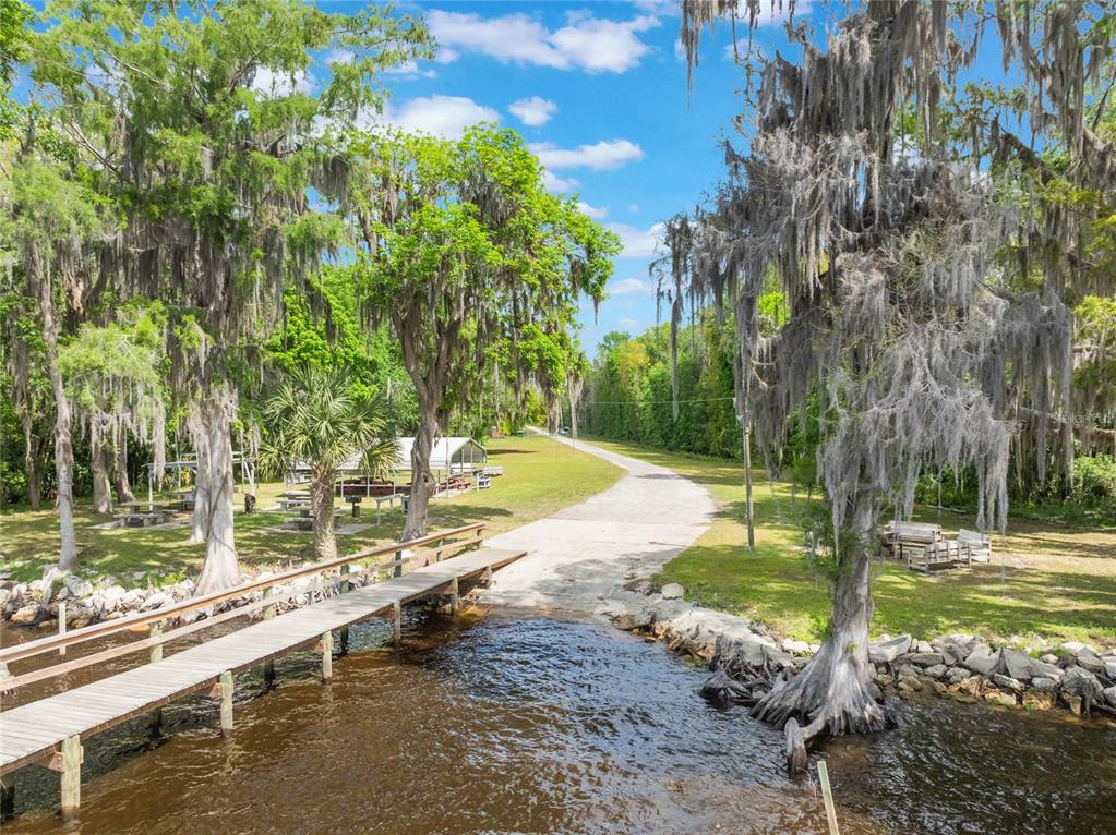 515 Gardenia Avenue Georgetown, FL 32139 - Photo 23 of 25 a view of a lake with a yard