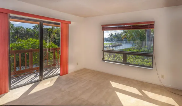 a view of a large window with an outdoor space