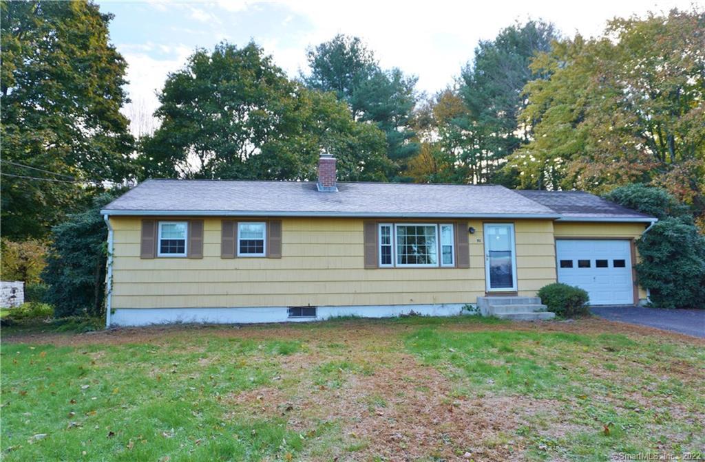 71 Wrights Mill Road Coventry, CT 06238 - Photo 1 of 1 a front view of a house with a yard