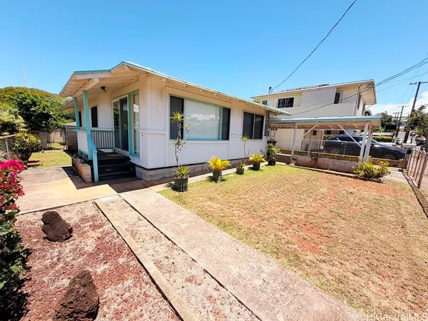 a view of a house with a patio