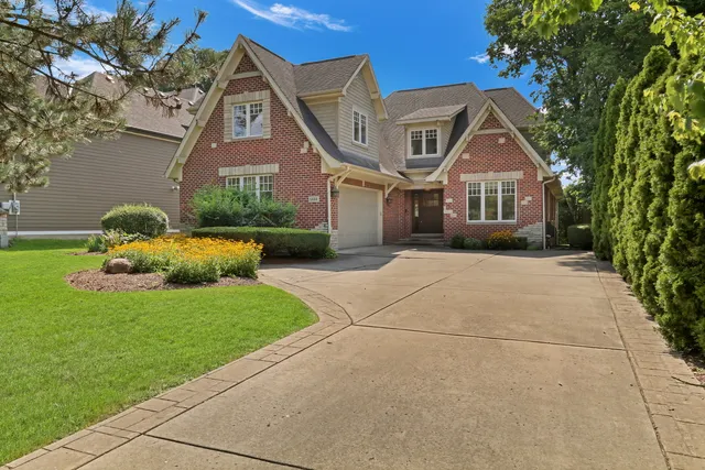 a view of a black gate