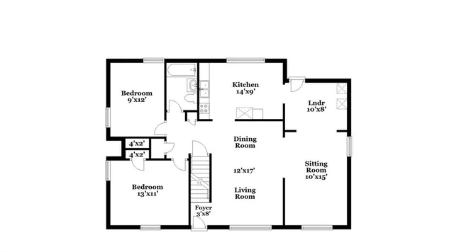 $1,445 | 2411 East 77th Street, Kansas City, MO 64132