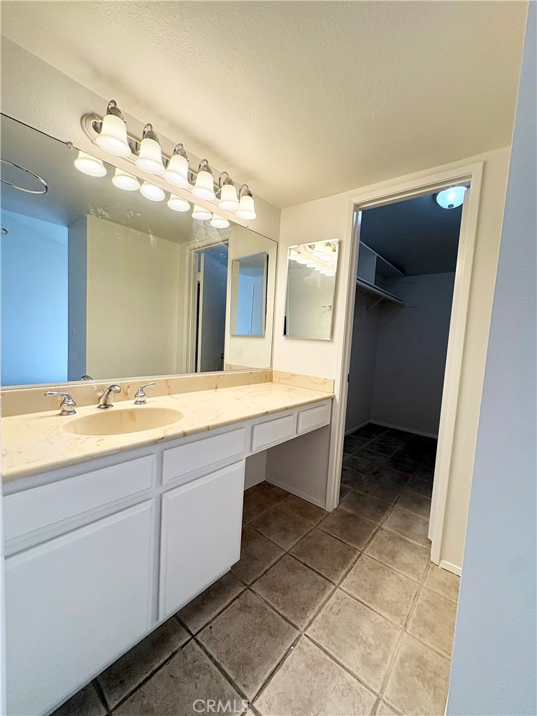 18223 Soledad Canyon Road, Unit 29 Canyon Country, CA 91387 - Photo 11 of 23 a bathroom with a sink and a mirror