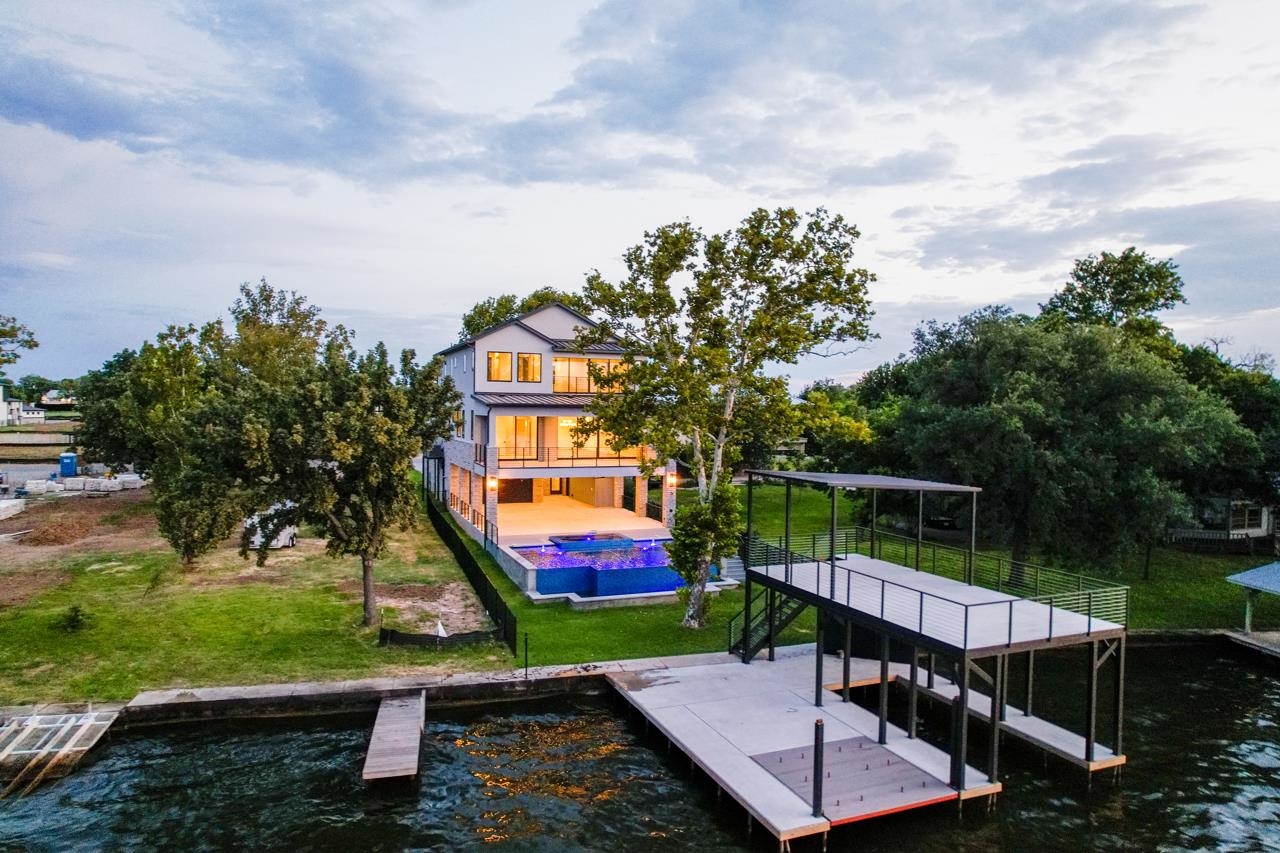 509 Lake Street Kingsland, TX 78639 - Photo 25 of 29 aerial view of a garden with iron fence