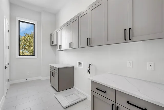 a room with storage and utility