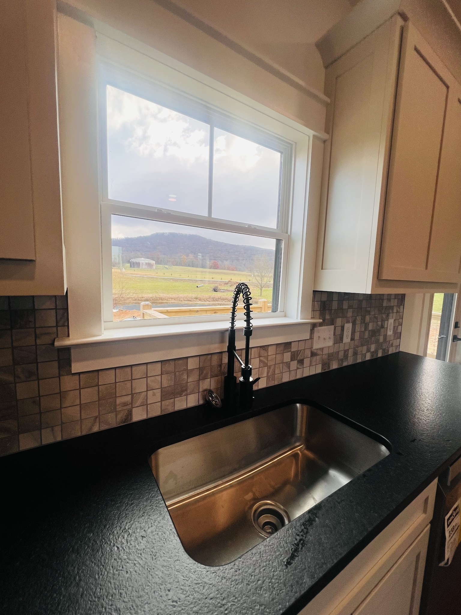 1769 Viola Road McMinnville, TN 37110 - Photo 14 of 28 a kitchen with a sink a counter and cabinets