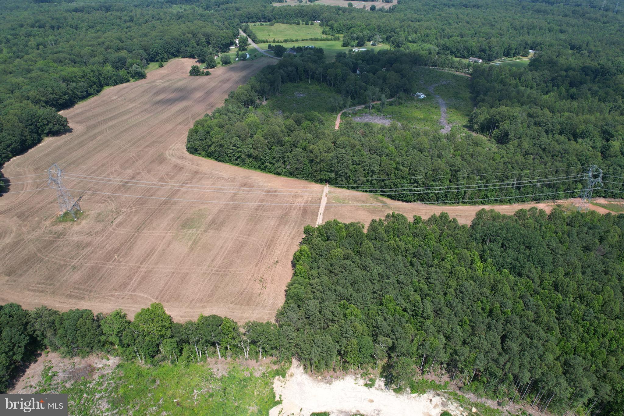 0 Countyline Church Road Woodford, VA 22580 - Photo 13 of 25 an aerial view of residential house with outdoor space