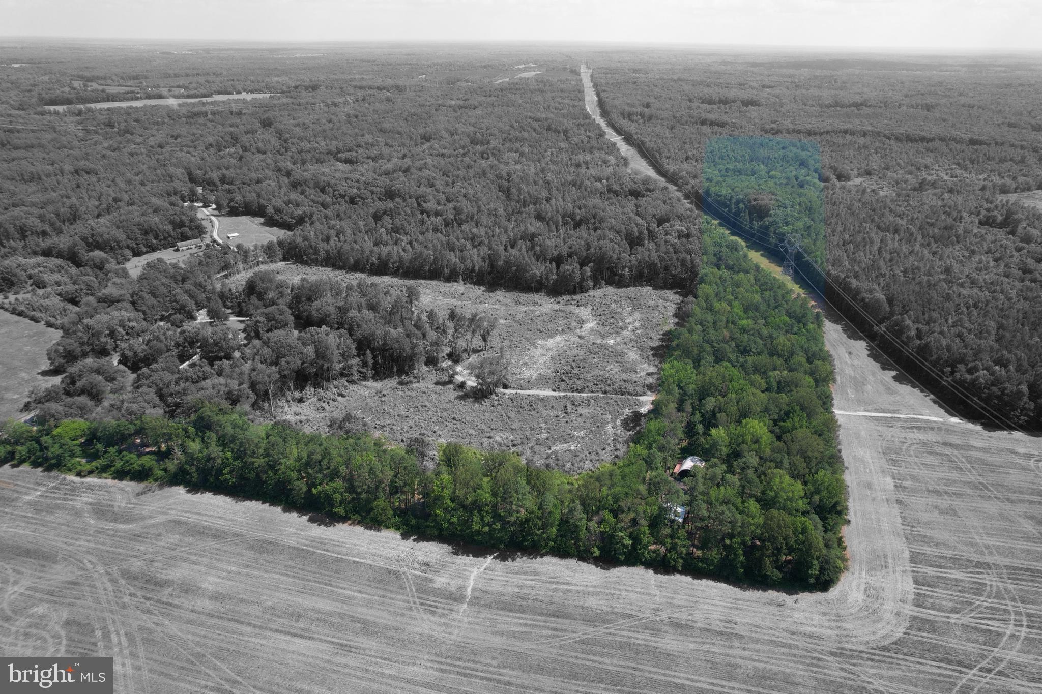 0 Countyline Church Road Woodford, VA 22580 - Photo 2 of 25 a view of a dry yard with wooden fence