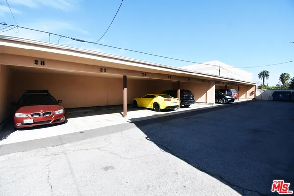 a view of car garage