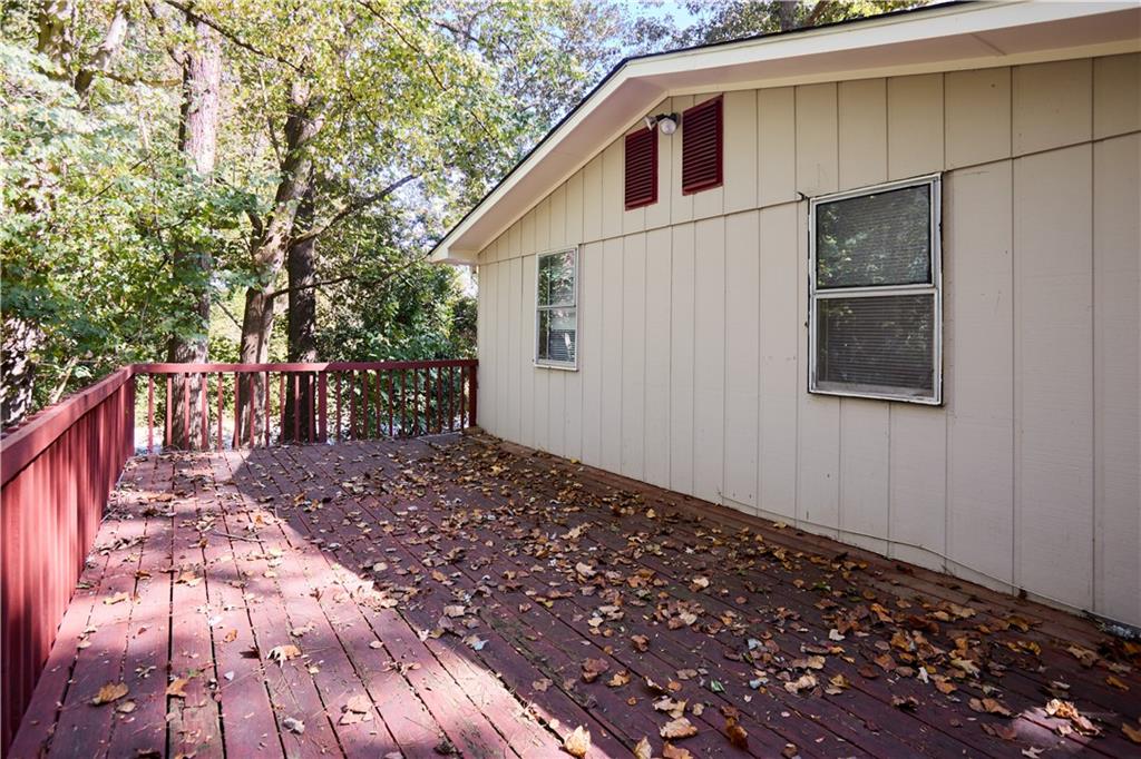 2555 Lloyd Road Decatur, GA 30032 - Photo 8 of 8 a backyard of a house with wooden floor