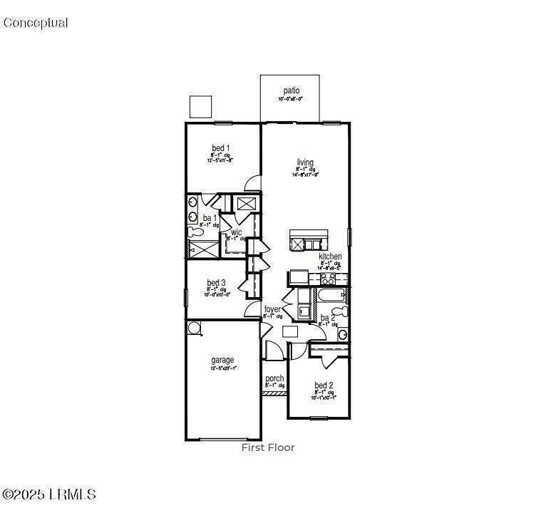 483 Holiday Street Ridgeland, SC 29936 - Photo 12 of 12 Floorplan