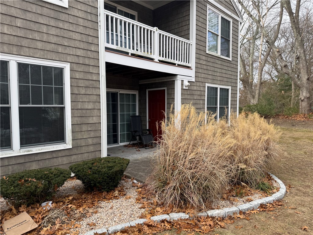 70 Turner Street, Unit F1 Warwick, RI 02886 - Photo 15 of 16 Patio, Back of Building