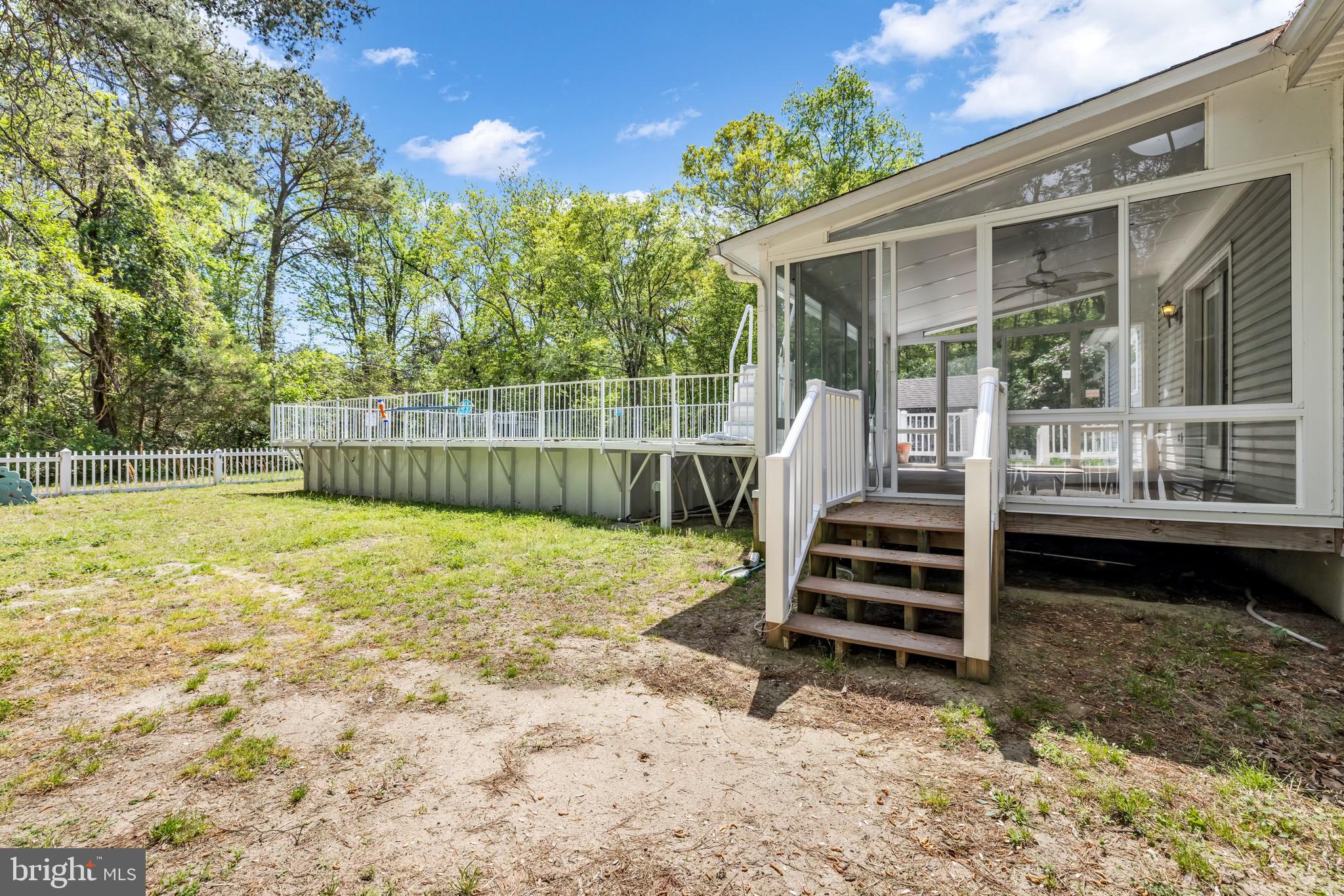 7392 Todds Wharf Road Preston, MD 21655 - Photo 50 of 63 View of pool & yard entrance to sunroom