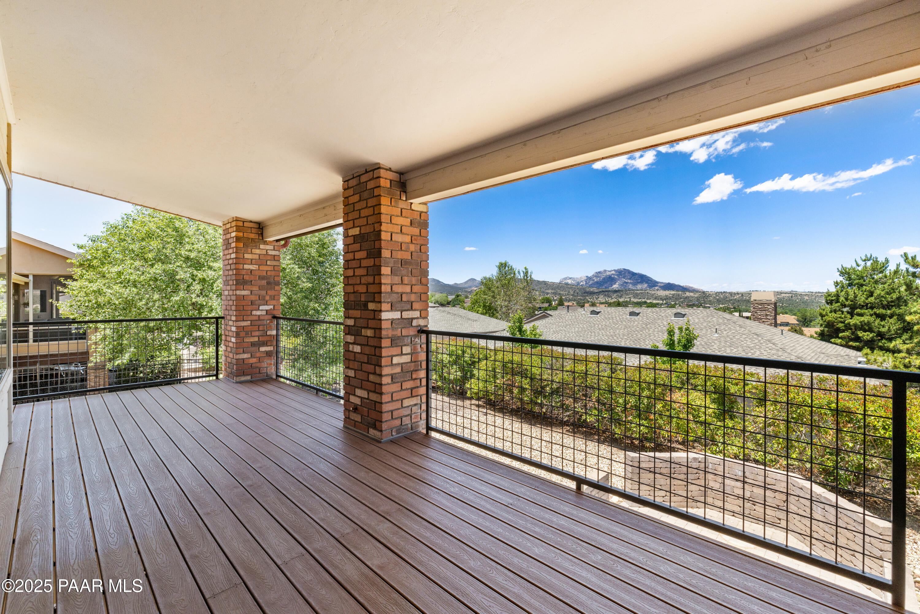 830 Hoosier Pass Prescott, AZ 86301 - Photo 27 of 41 a view of balcony with wooden floor and fence