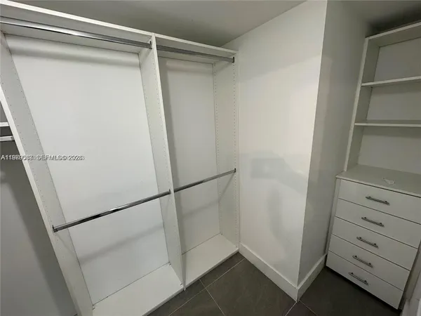 a view of walk in closet