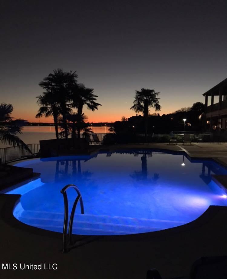 550 Post Road, Unit 102 Ridgeland, MS 39157 - Photo 32 of 37 point clear pool and sunset