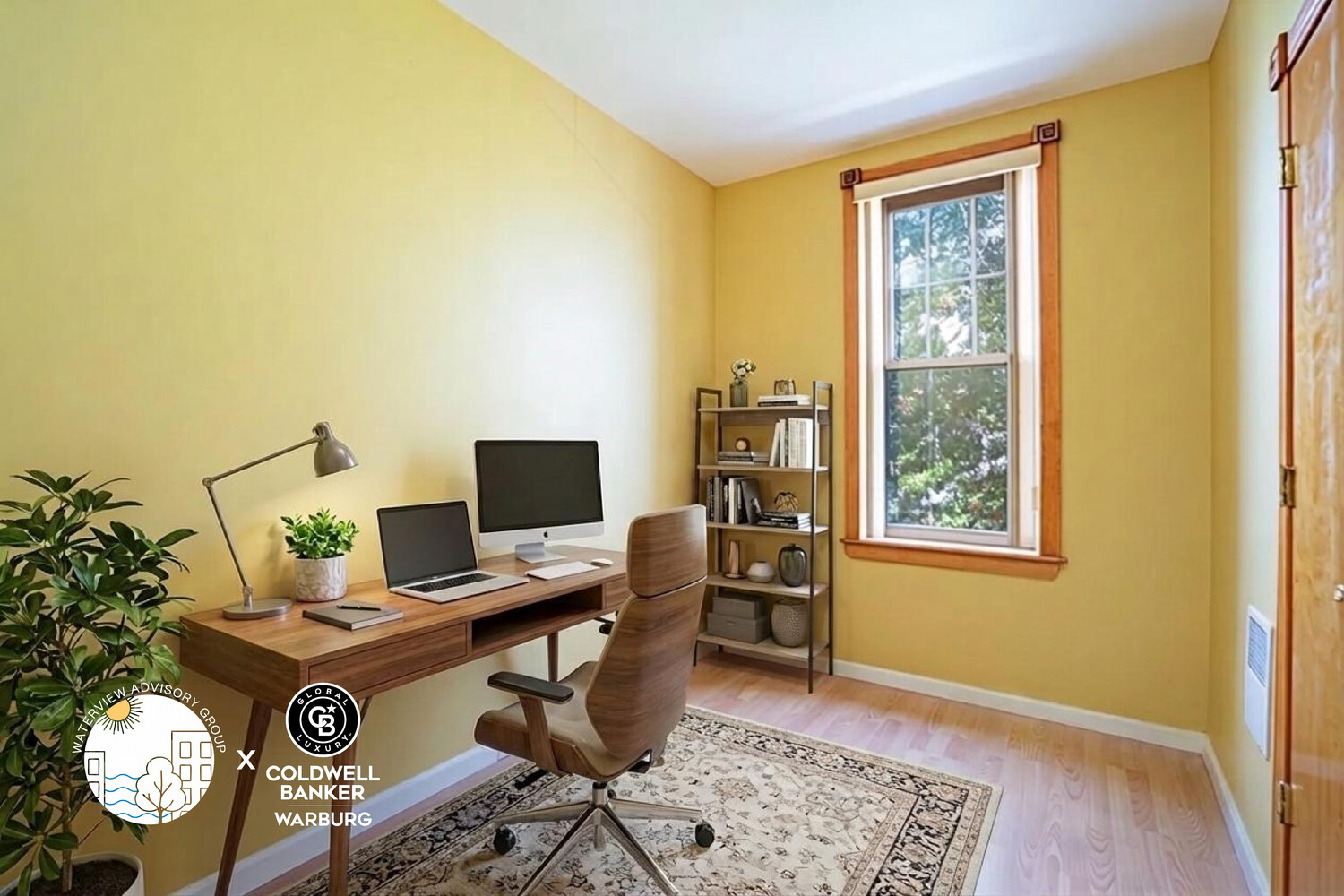 71-20 68th Street, Unit 2 Queens, NY 11385 - Photo 2 of 9 a view of a workspace with furniture and wooden floor
