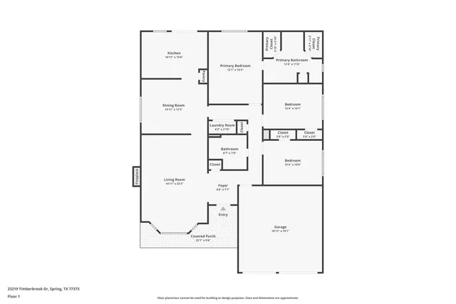 $1,545 | 23219 Timberbrook Drive, Spring, TX 77373