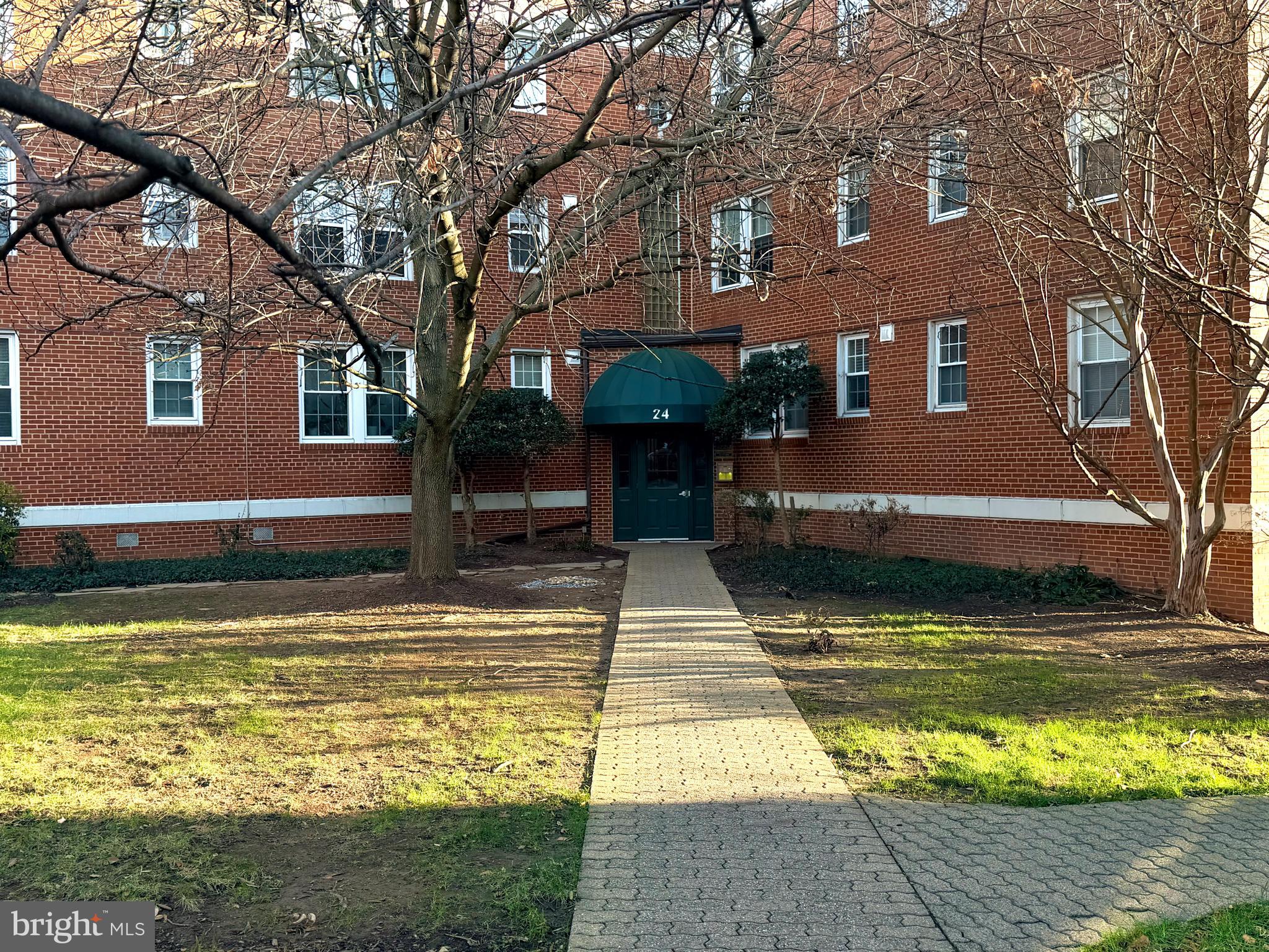 a view of a house with swimming pool next to a large tree
