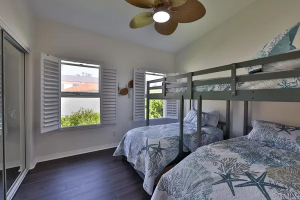 a room with a table and chairs
