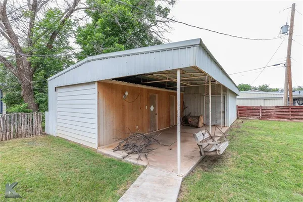 a view of an empty room