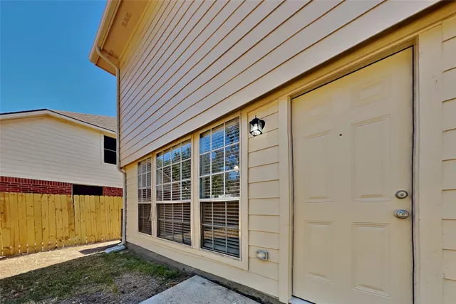 a view of front door