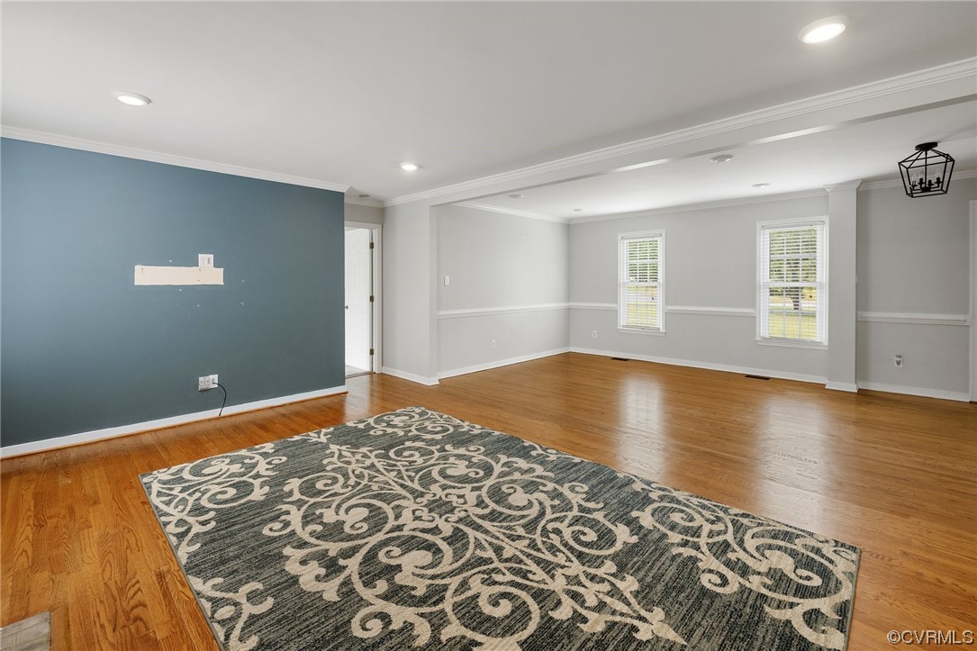 561 Fords Road Manakin-Sabot, VA 23103 - Photo 15 of 33 a view of an empty room with window and wooden floor