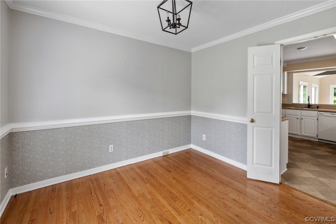 561 Fords Road Manakin-Sabot, VA 23103 - Photo 22 of 33 a view of empty room with wooden floor