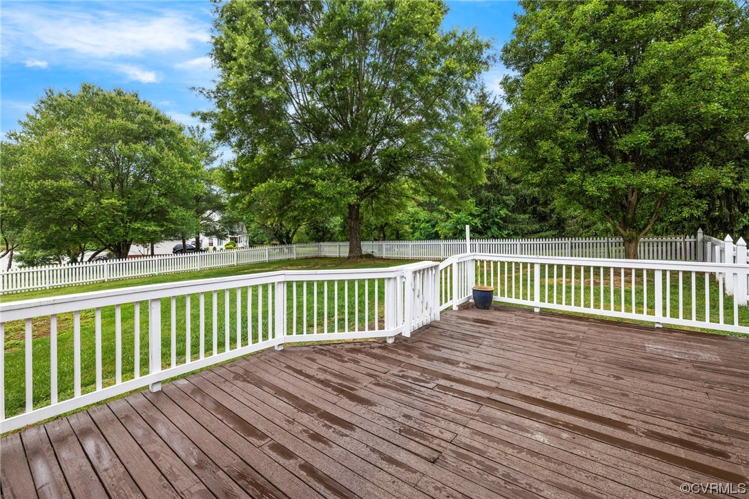561 Fords Road Manakin-Sabot, VA 23103 - Photo 30 of 33 a view of a wooden roof deck