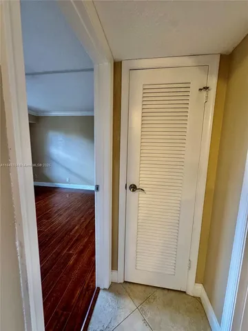 a view of closet area